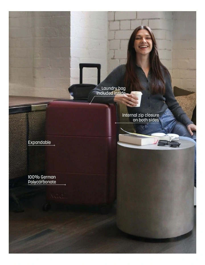 Hardshell Check-in Large TTIK-3-M Suitcase in Plum image 3