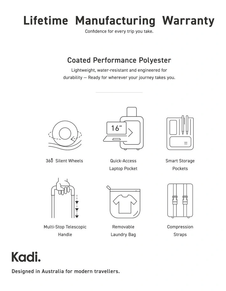 Cloud Carry-On TTIK-6-M Suitcase in Plum image 4