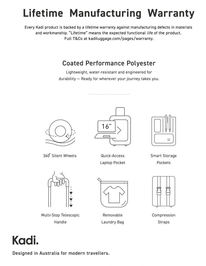 Cloud Carry-On TTIK-6-M Suitcase in Plum image 7