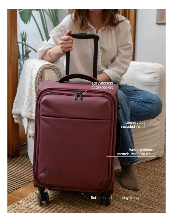 Cloud Carry-On TTIK-6-M Suitcase in Plum image 7