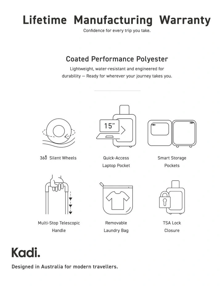 Cloud Underseater TTIK-12-J Suitcase in Steel Blue image 4