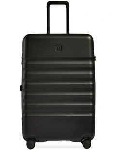Icon Stripe 78CM EXP HC Spin Suitcase in Black
