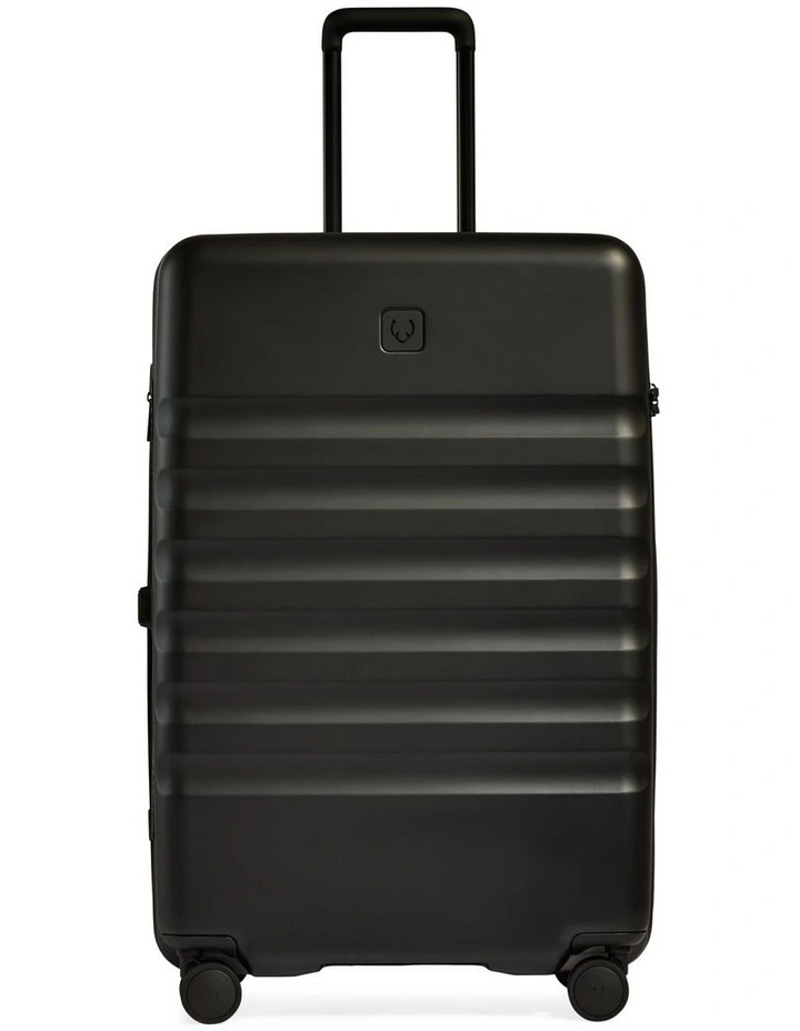 Icon Stripe 78CM EXP HC Spin Suitcase in Black image 1