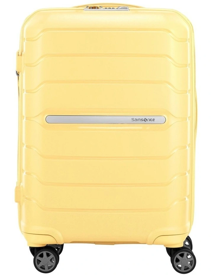 Oc2lite Expandable Carry-on Suitcase 55cm in Yellow image 1