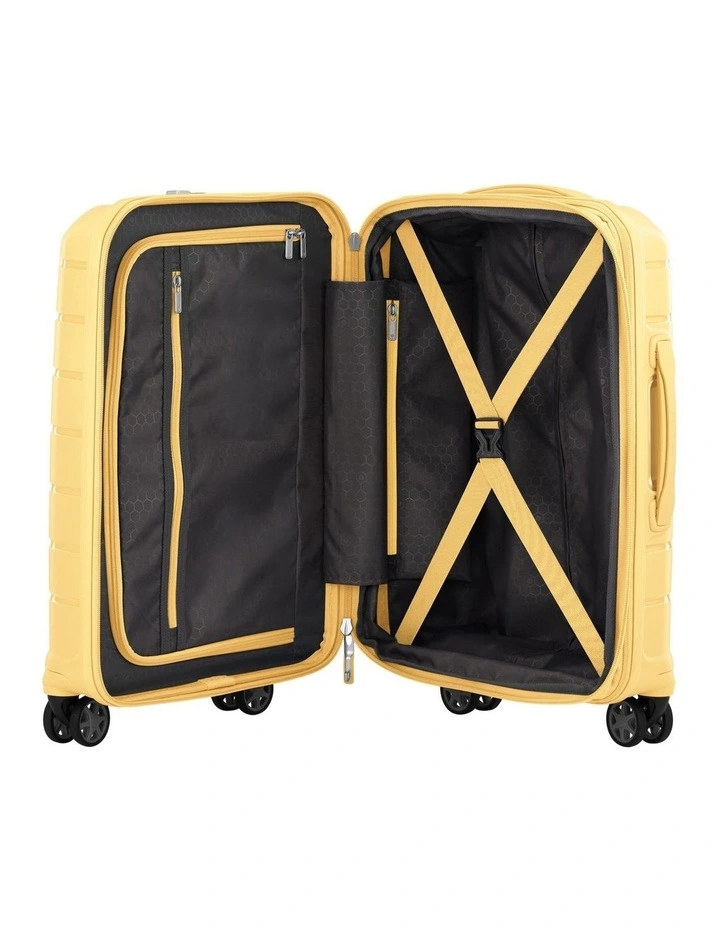 Oc2lite Expandable Carry-on Suitcase 55cm in Yellow image 5