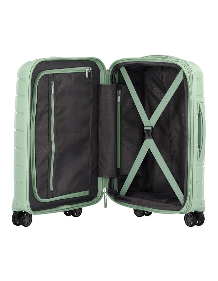 Oc2lite Expandable Carry-on Suitcase 55cm in Green image 5