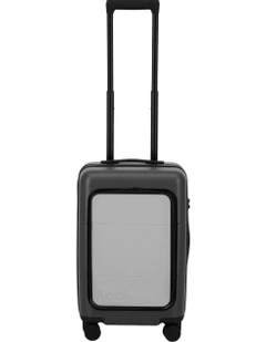 Carry-on TTIK-4-N Business Hardshell Suitcase in Charcoal/Pebble