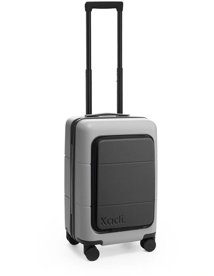 Carry-on TTIK-4-P Business Hardshell Suitcase in Pebble/Charcoal image 1