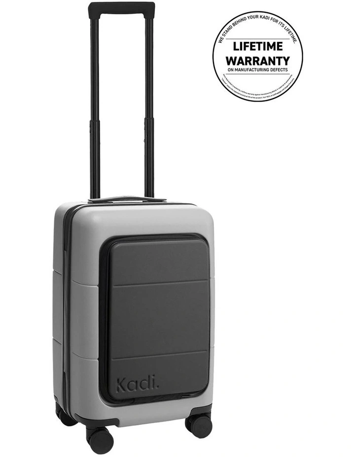 Carry-on TTIK-4-P Business Hardshell Suitcase in Pebble/Charcoal image 2