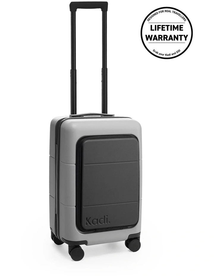 Carry-on TTIK-4-P Business Hardshell Suitcase in Pebble/Charcoal image 3