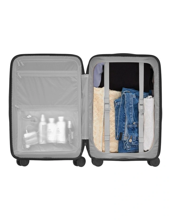 Carry-on TTIK-4-P Business Hardshell Suitcase in Pebble/Charcoal image 6