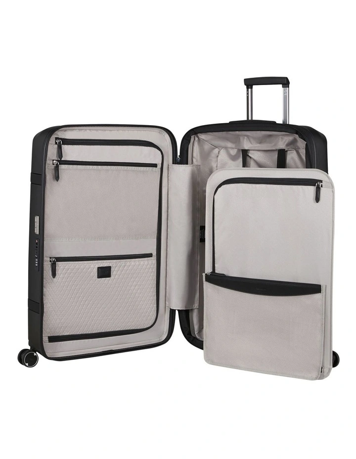 Image Expandable Suitcase 75cm in Black image 5