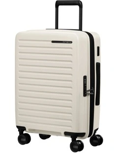 Restackd Carry-on 55cm Expandable Easy Access Suitcase in Cream