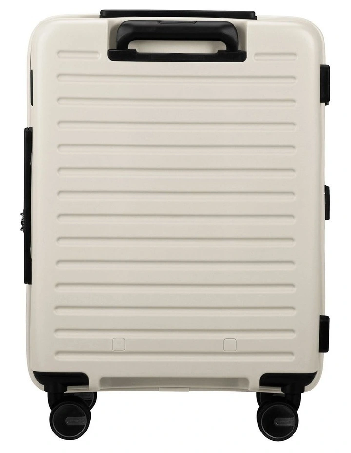 Restackd Carry-on 55cm Expandable Easy Access Suitcase in Cream image 3
