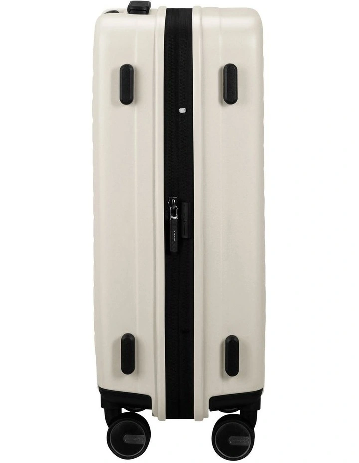 Restackd Carry-on 55cm Expandable Easy Access Suitcase in Cream image 4