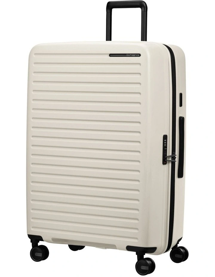 Restackd 75cm Expandable Suitcase in Cream image 1