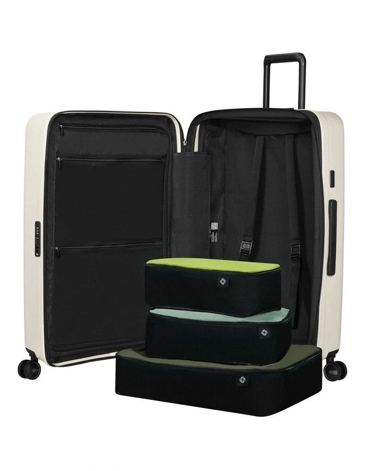 Restackd 75cm Expandable Suitcase in Cream image 5