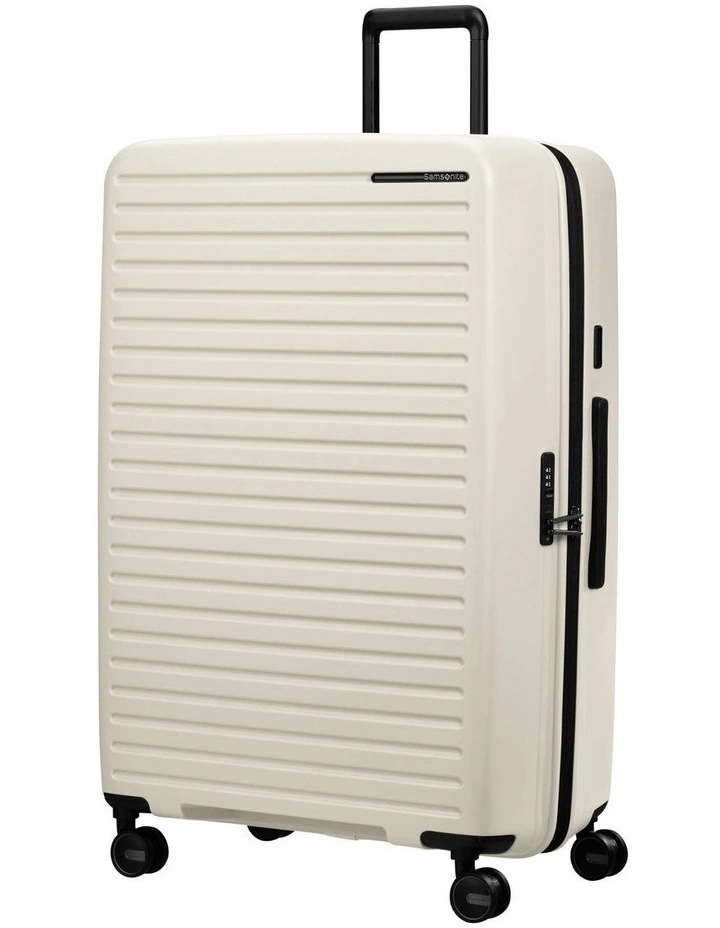 Restackd 81cm Expandable Suitcase in Cream image 1