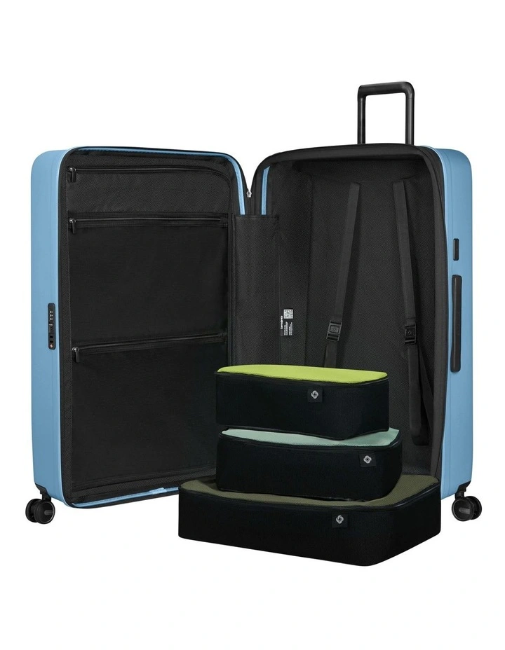 Restackd Expandable Suitcase 81cm in Blue image 5