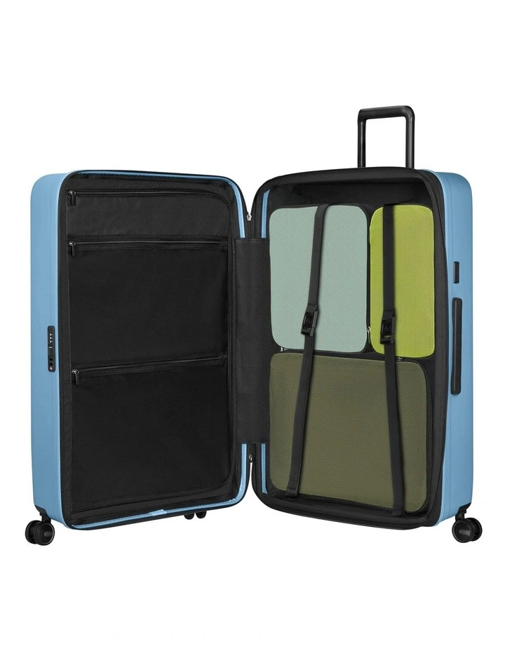 Restackd Expandable Suitcase 81cm in Blue image 6