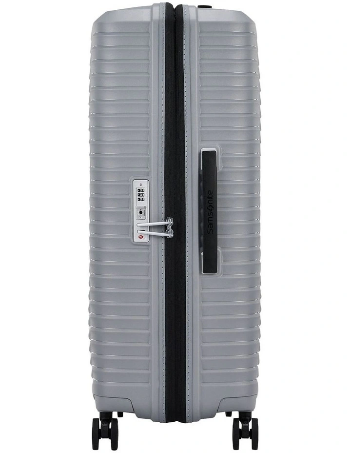 Upscape Expandable Suitcase 75cm in Silver image 3