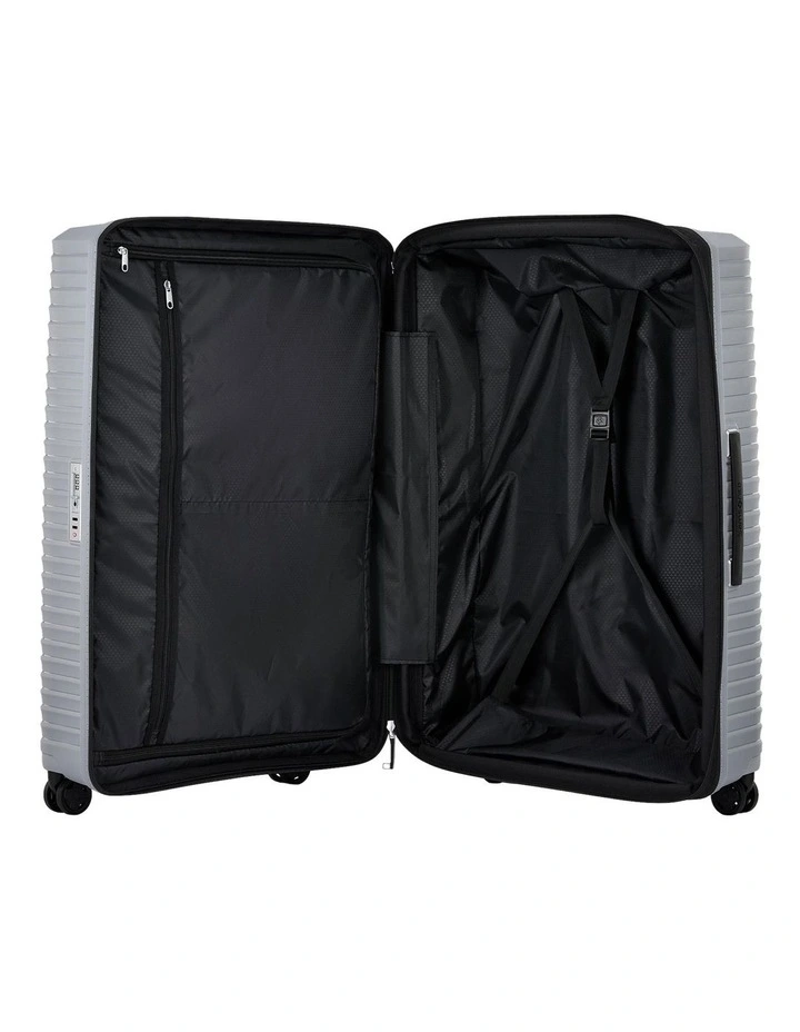 Upscape Expandable Suitcase 81cm in Silver image 4