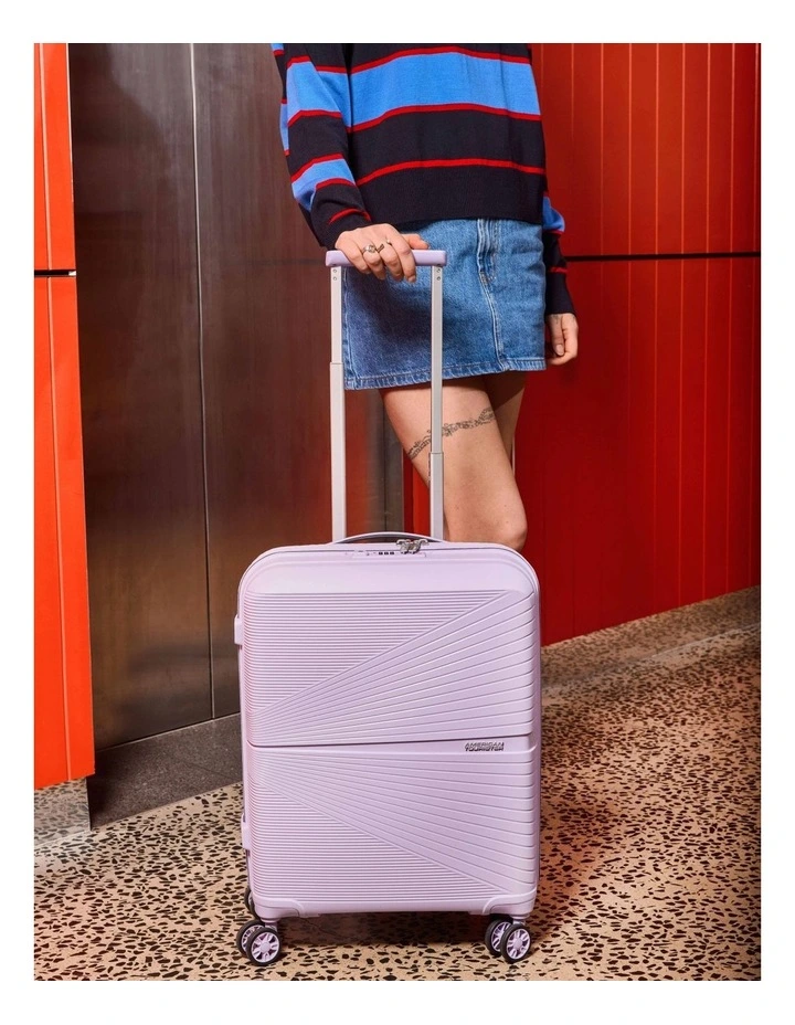 Airconic 55cm Spinner Suitcase in Stormy Lilac image 7