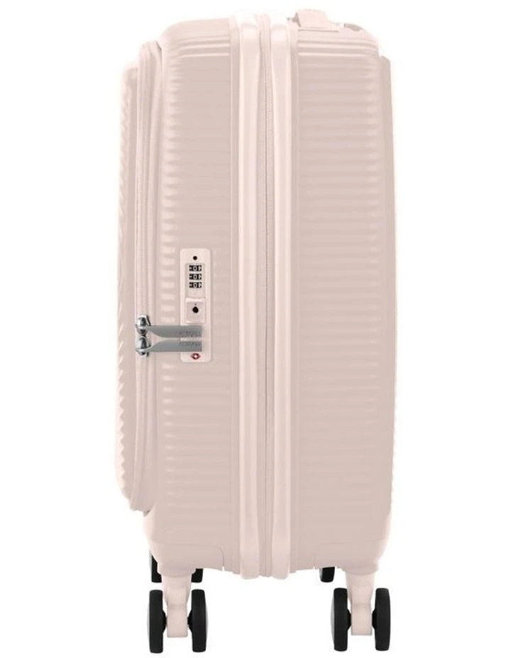 Curio Book Opening Carry-on Suitcase Expandable (55cm) in Dusty Pink image 3