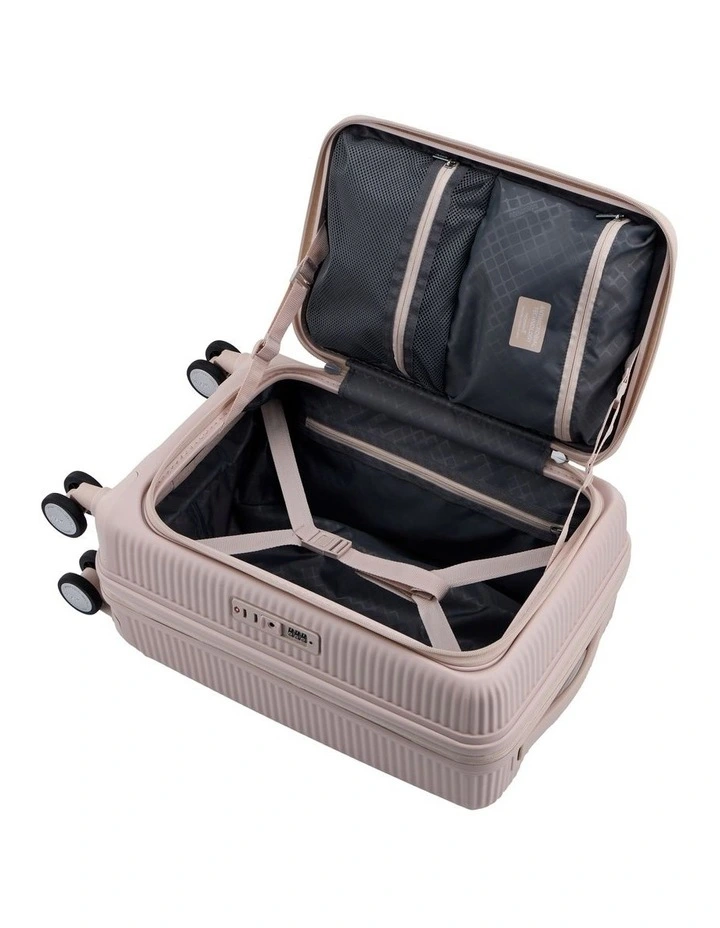 Curio Book Opening Carry-on Suitcase Expandable (55cm) in Dusty Pink image 5