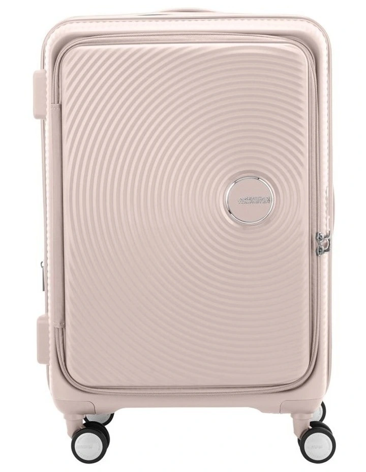 Curio Book Opening Medium Suitcase  Expandable (68cm) in Dusty Pink image 1