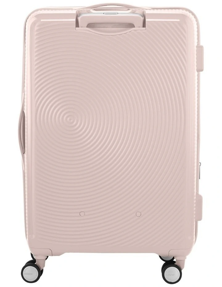 Curio Book Opening Large Suitcase  Expandable (75cm) in Dusty Pink image 4