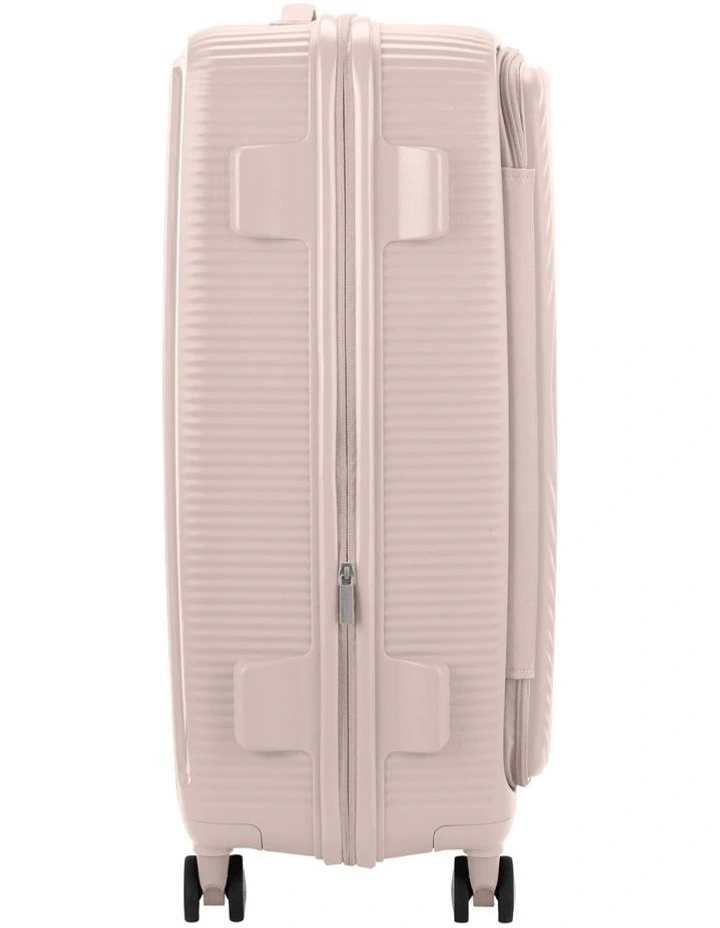 Curio Book Opening Large Suitcase  Expandable (75cm) in Dusty Pink image 5