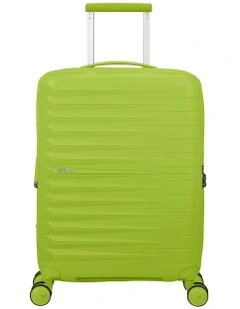 Fastforward Expandable Spinner Suitcase 55cm in Neon Lime