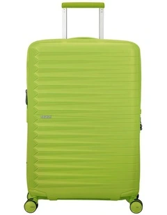Fastforward Expandable Spinner Suitcase 68cm in Neon Lime