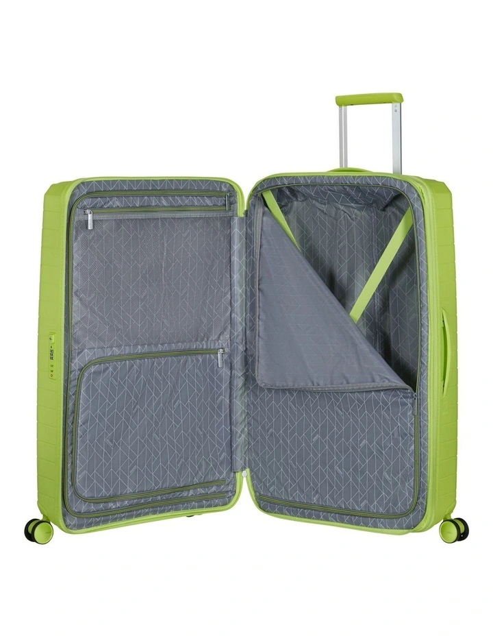 Fastforward Expandable Spinner Suitcase 78cm in Neon Lime image 4