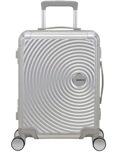 Soundbox Alu 55cm Spinner Suitcase in Silver