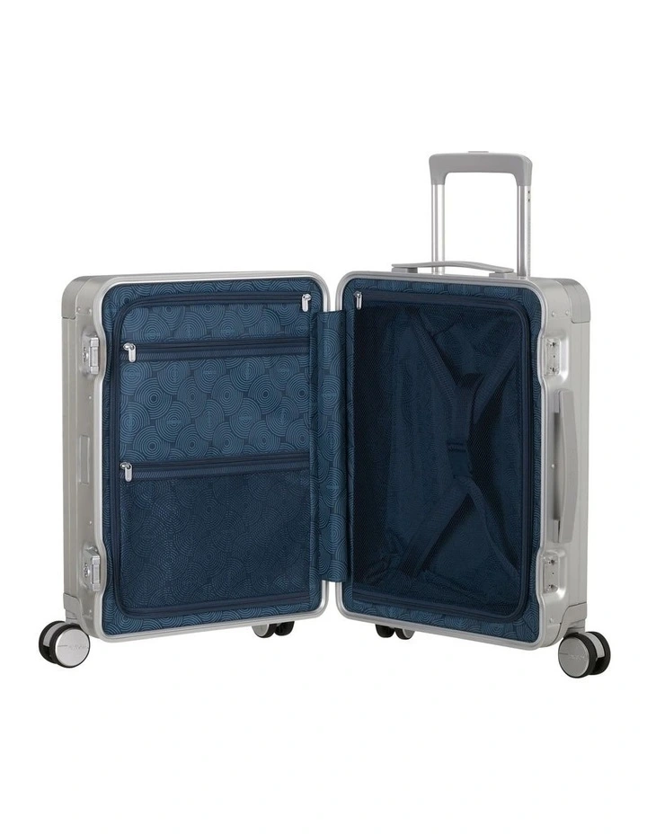 Soundbox Alu 55cm Spinner Suitcase in Silver image 5