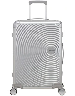 Soundbox Alu 68cm Spinner Suitcase in Silver
