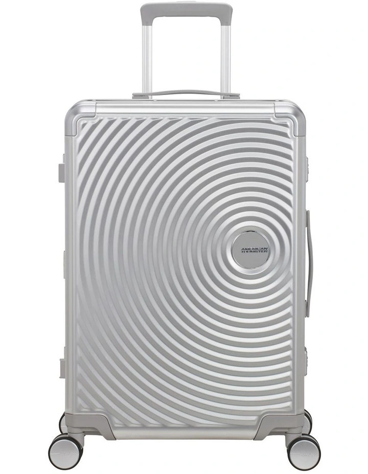 Soundbox Alu 68cm Spinner Suitcase in Silver image 1
