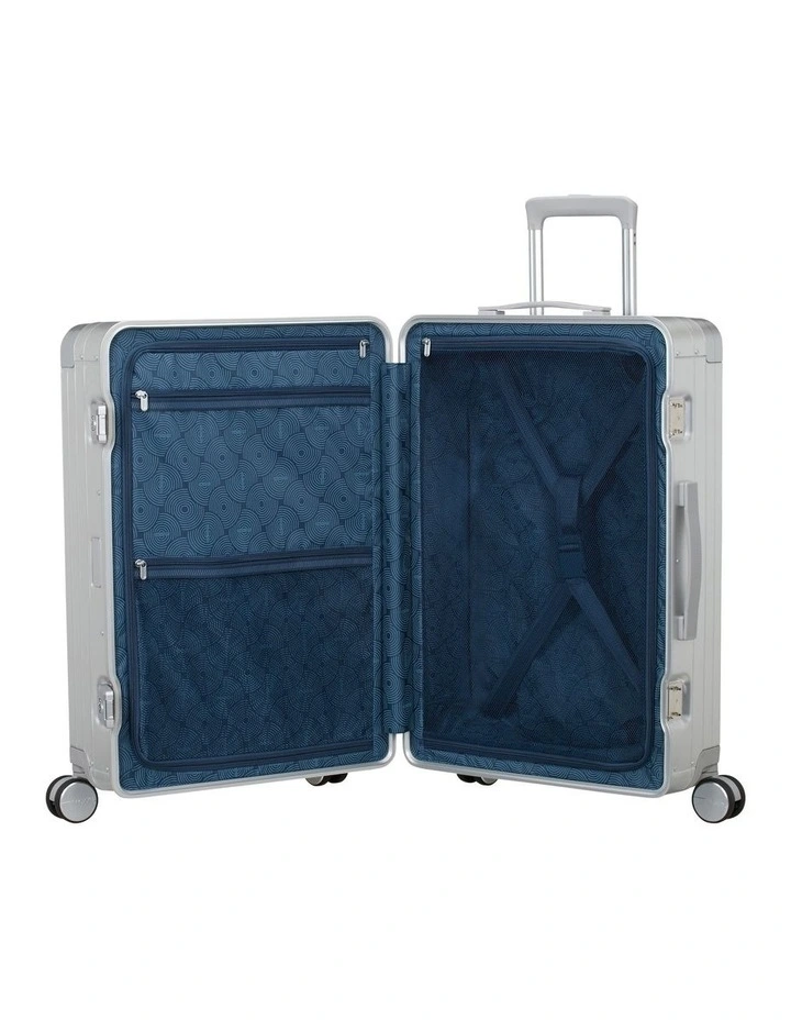 Soundbox Alu 68cm Spinner Suitcase in Silver image 6