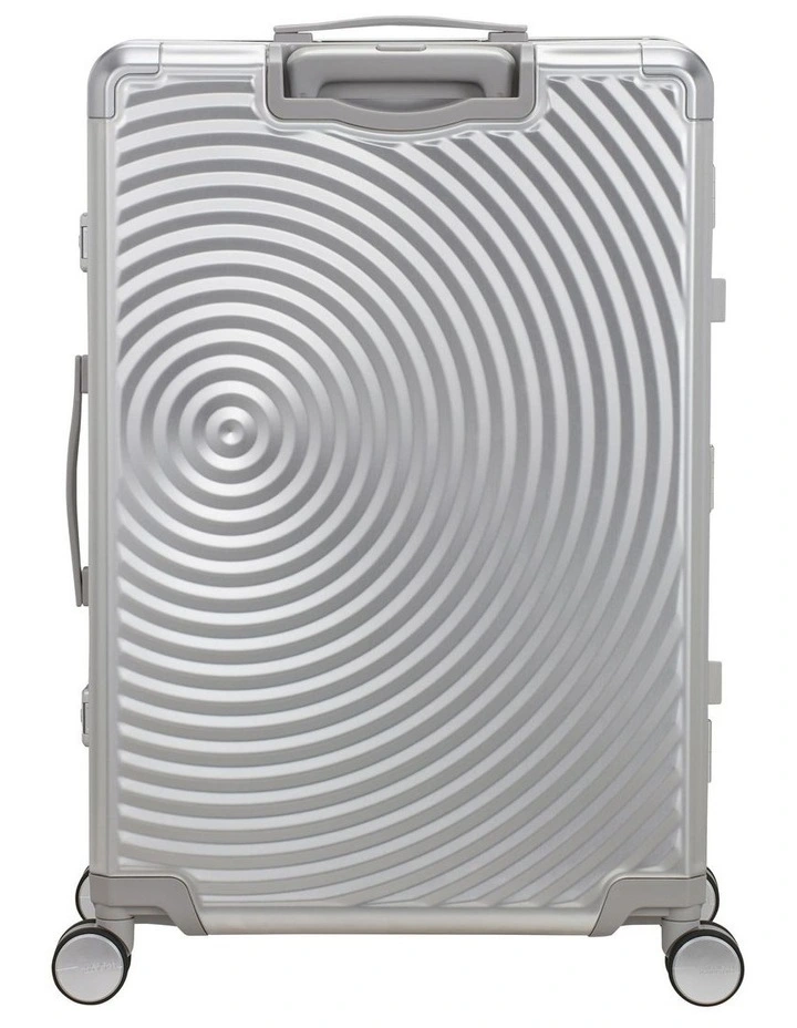 Soundbox Alu 77cm Spinner Suitcase in Silver image 4