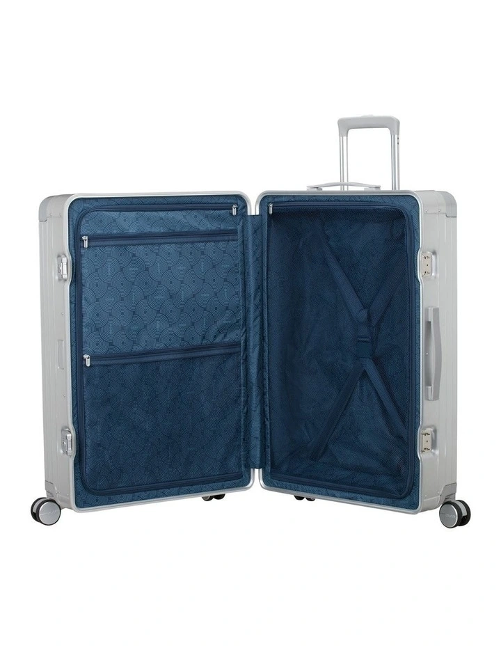 Soundbox Alu 77cm Spinner Suitcase in Silver image 6