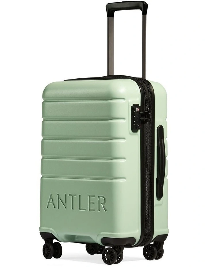 LOGO B1 4W Expandable Carry On Hardcase Suitcase in Aspen Green image 2