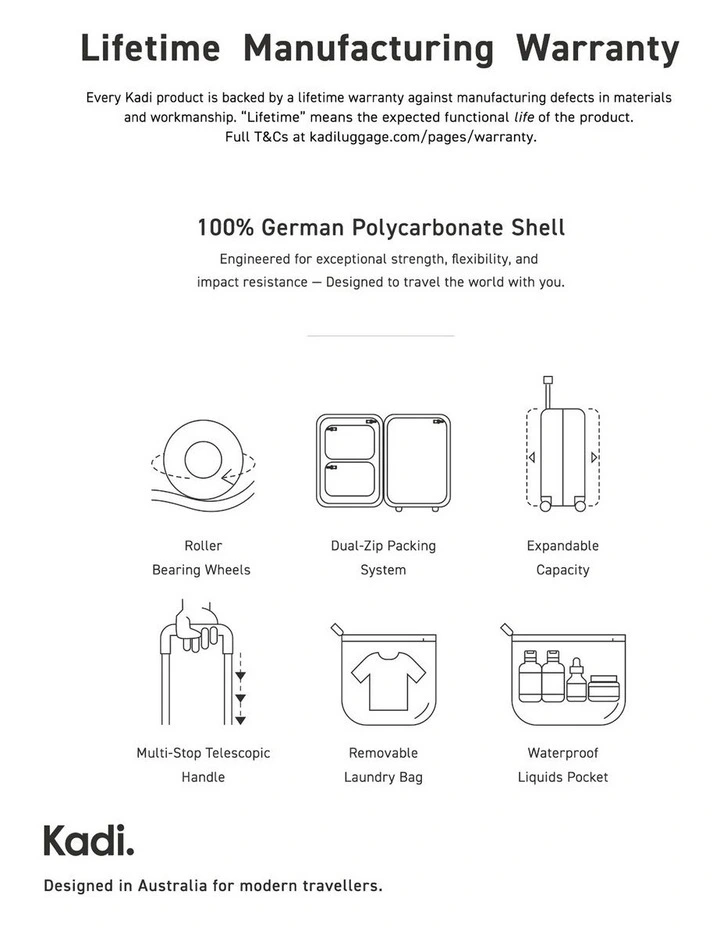 Hardshell Check-In Large Suitcase in Light Trench image 7