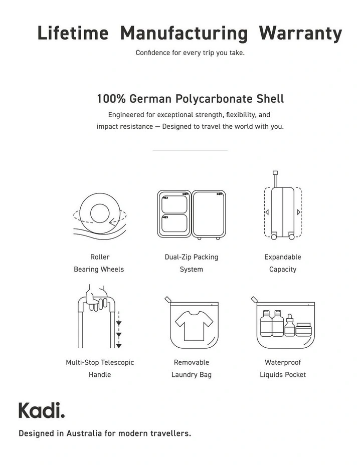 Hardshell Check-In Large Suitcase in Light Trench image 7