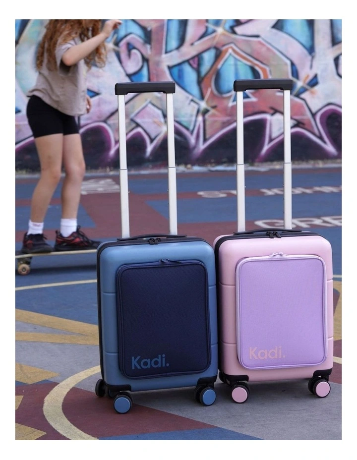 AdventureArt Carry-On Suitcases in Mid blue/Navy image 2