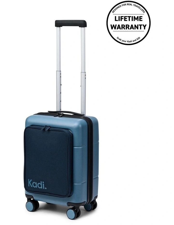 AdventureArt Carry-On Suitcases in Mid blue/Navy image 3