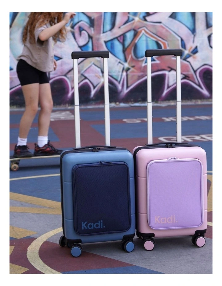 AdventureArt Carry-On Suitcases in Mid blue/Navy image 3