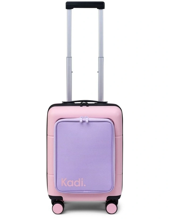 Kids AdventureArt Carry-On Suitcases in Soft Pink/Lilac image 1