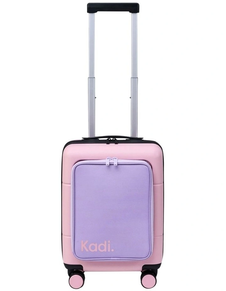 Kids AdventureArt Carry-On Suitcases in Soft Pink/Lilac image 1